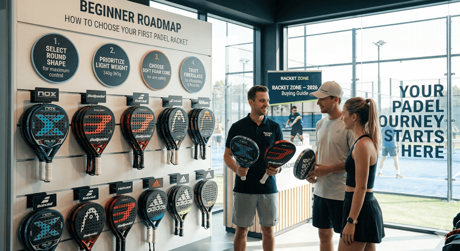 how-to-choose-your-first-padel-racket-2026-buying-guide